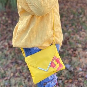 ☀️💛 Customized Yellow H&M purse ☀️💛